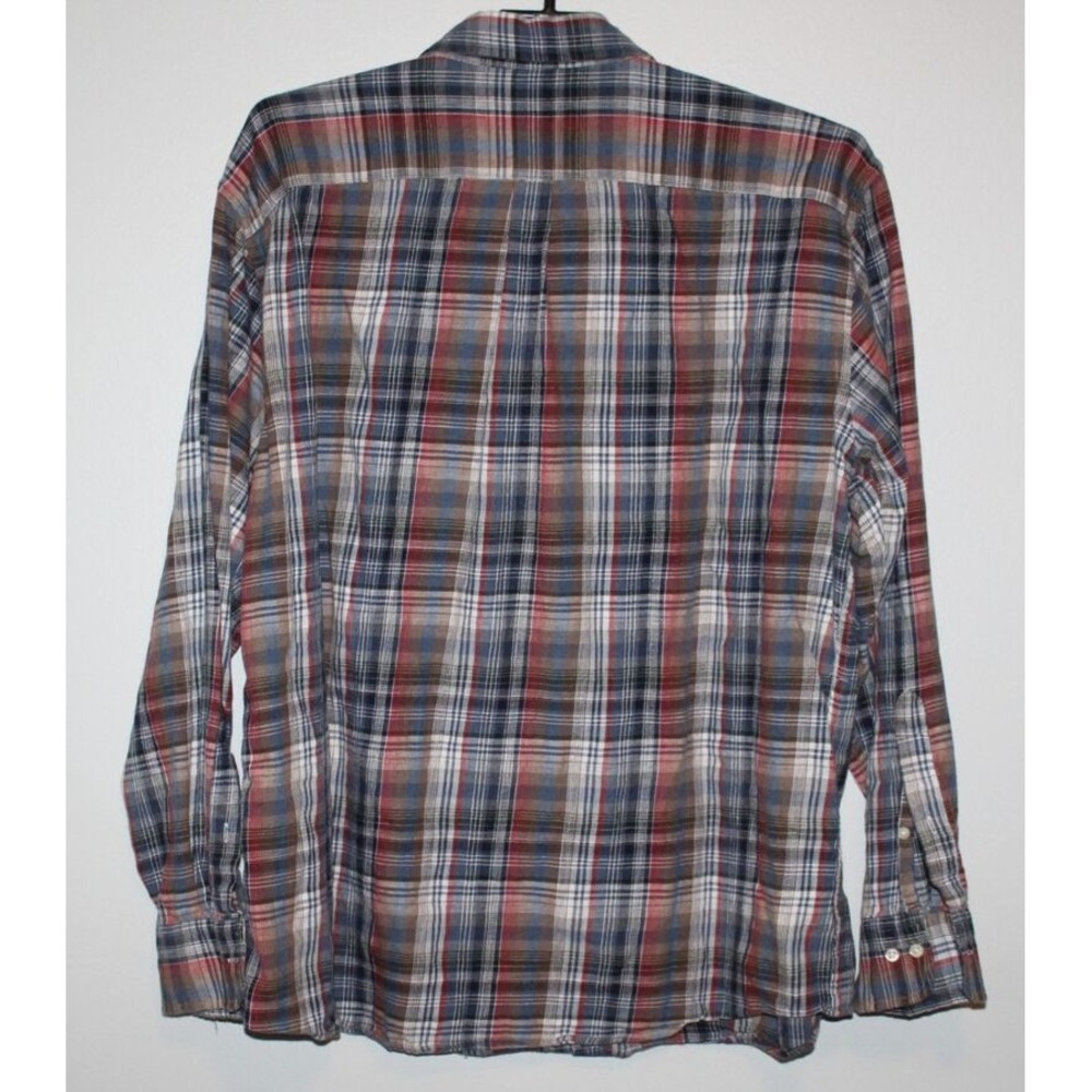 Peter Millar Mountainside Juno Dunes Multi Plaid Sport Shirt Button Up Size XXL - Picture 8 of 10